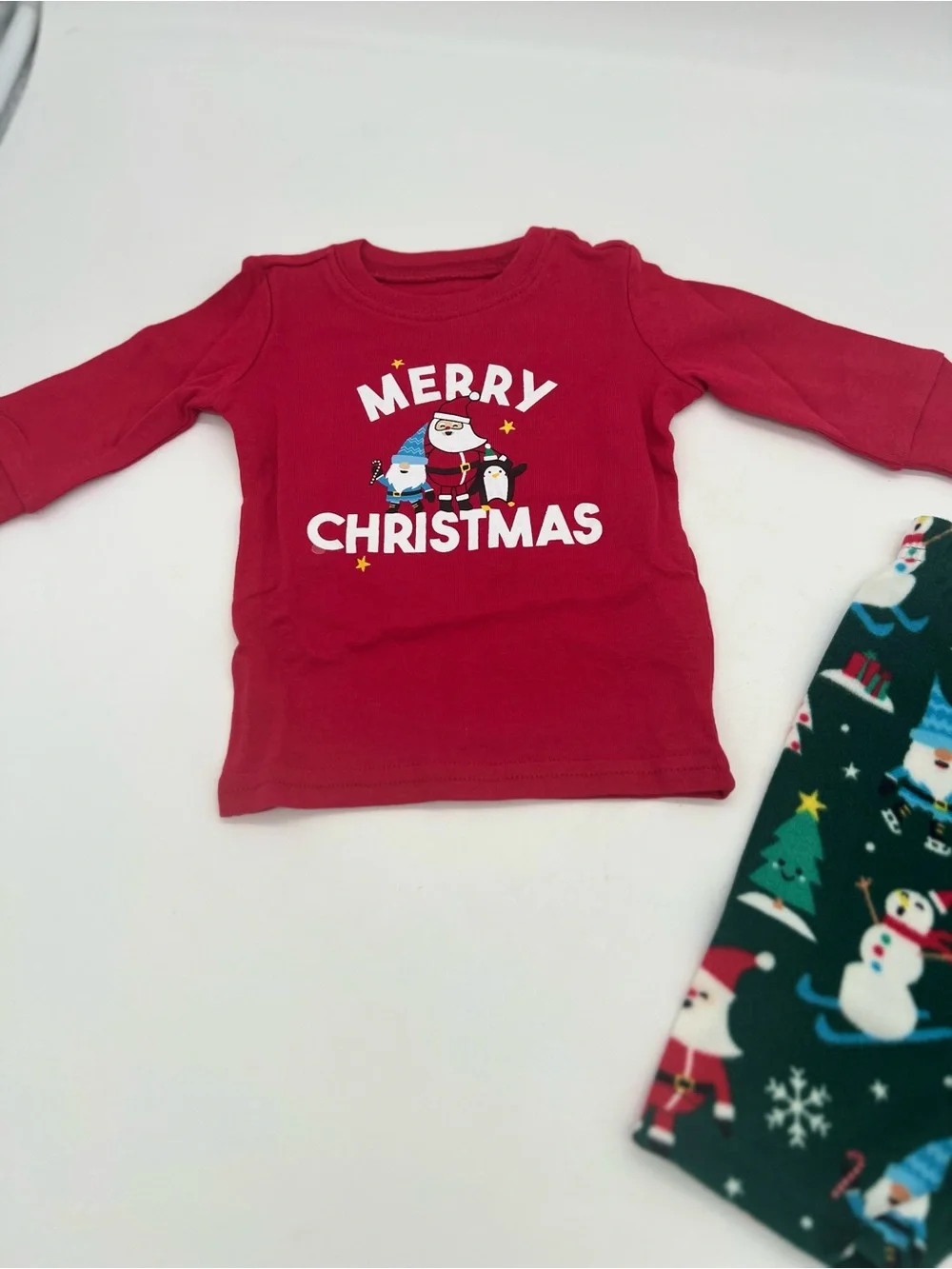 The Children’s Place Toddler Merry Christmas Cotton And Microfleece Pajamas